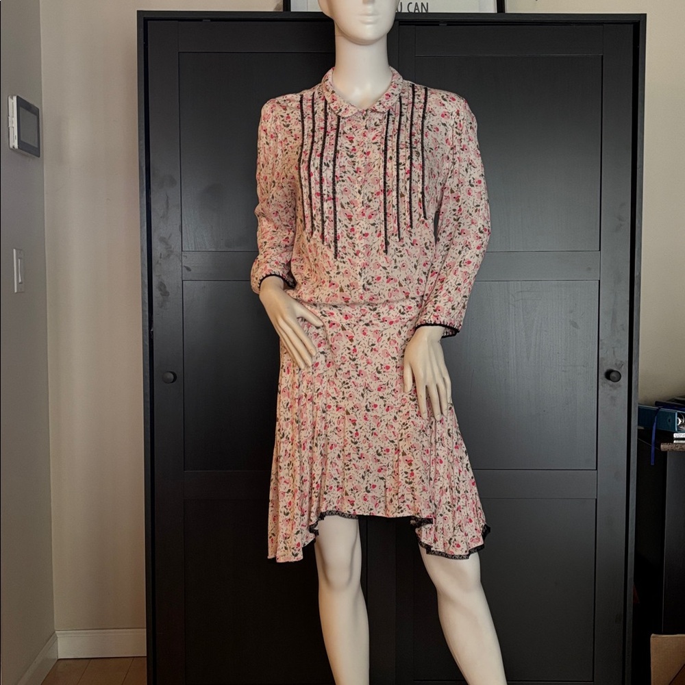 Zadig & Voltaire Pink Floral Dress